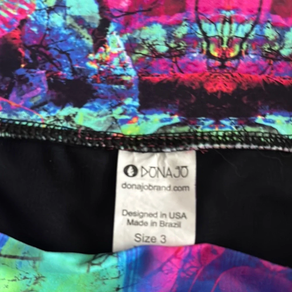Vibrant Multicolor Women's Tennis /Swim/Pickleball Skirt - Picture 4 of 6